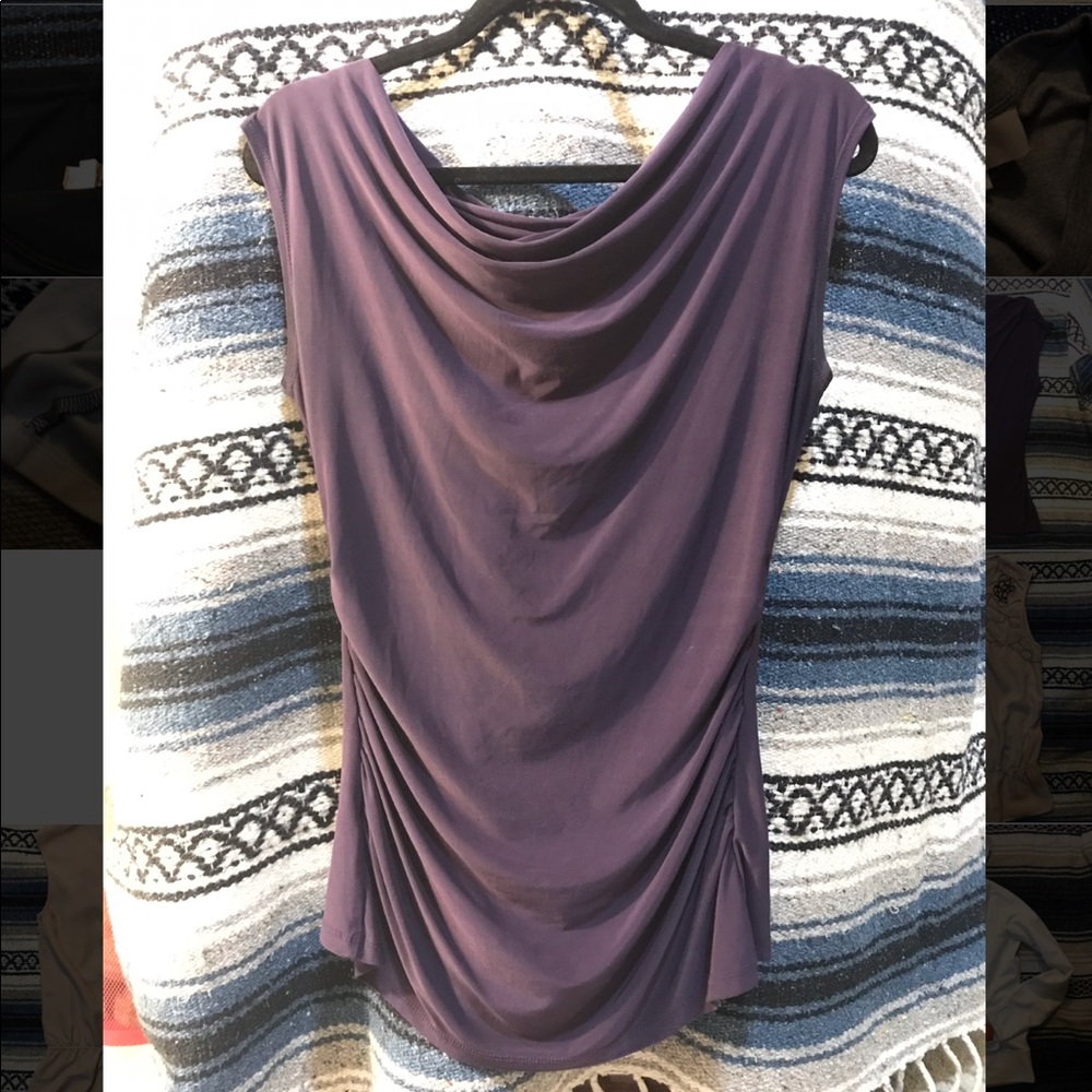 The Limited - Purple Fitted Blouse